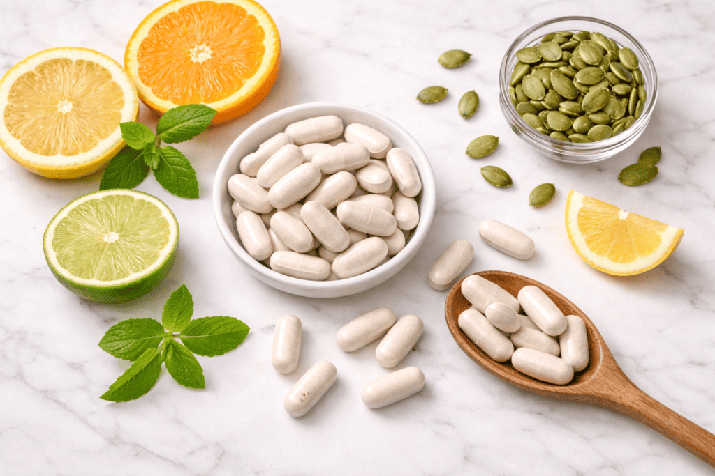 Best zinc supplements for fertility with citrus and pumpkin seeds